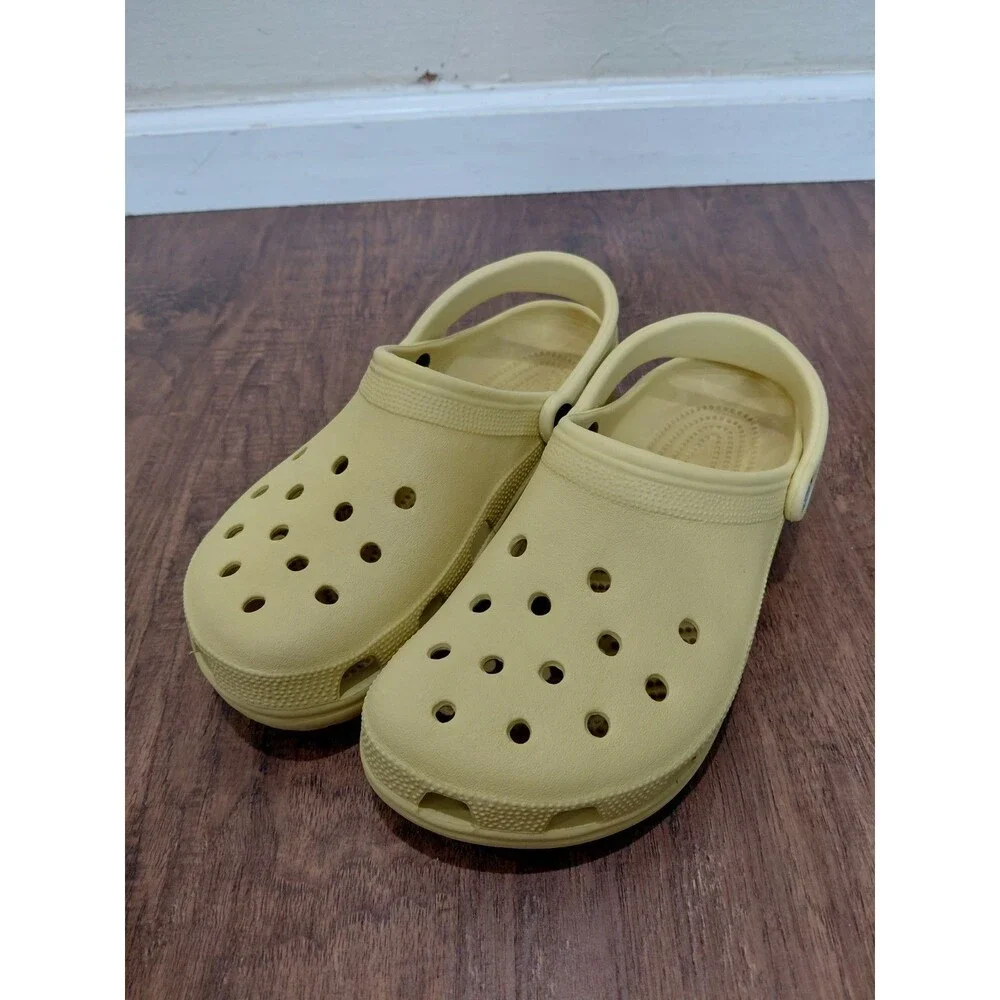 Crocs Classic Desert Grass Unisex Slip On Casual Sandal Men Sz 8 W 10